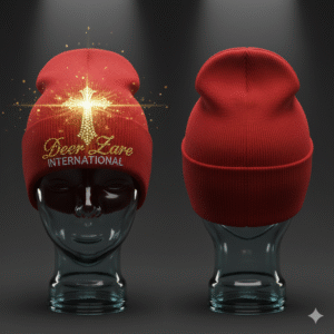 Embellished Cable Knit Beanie