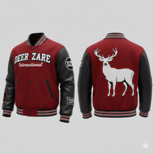 Premium Varsity Jacket - with Stag Emblem