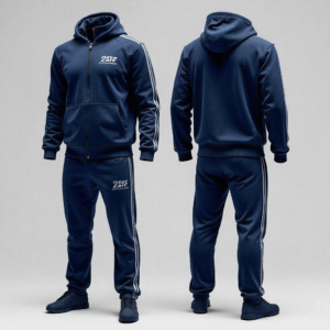 Dazzling Tracksuit - Rhinestone Embellished Stag & Flame Design